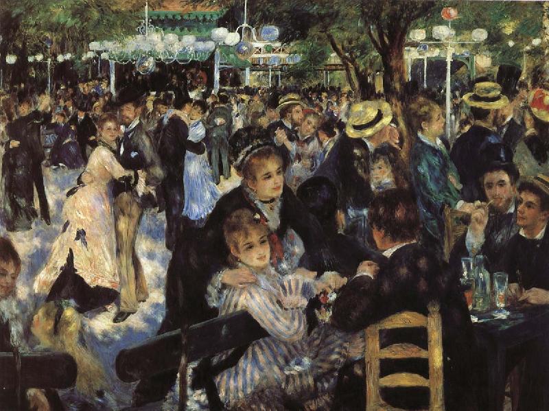 Pierre Auguste Renoir Red Mill Street dance Sweden oil painting art
